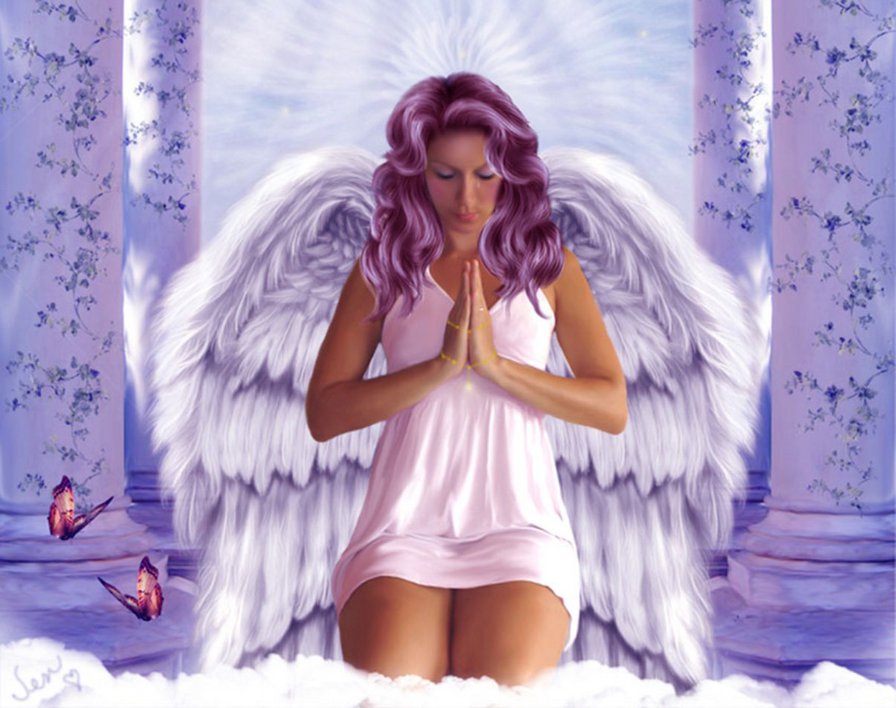 ангел - крылья, девушка, ангел - оригинал
