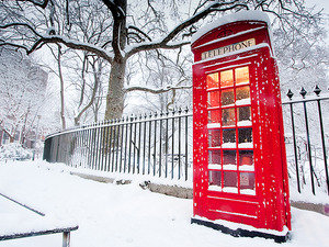Лондон - зима, монохром, города, лондон - оригинал
