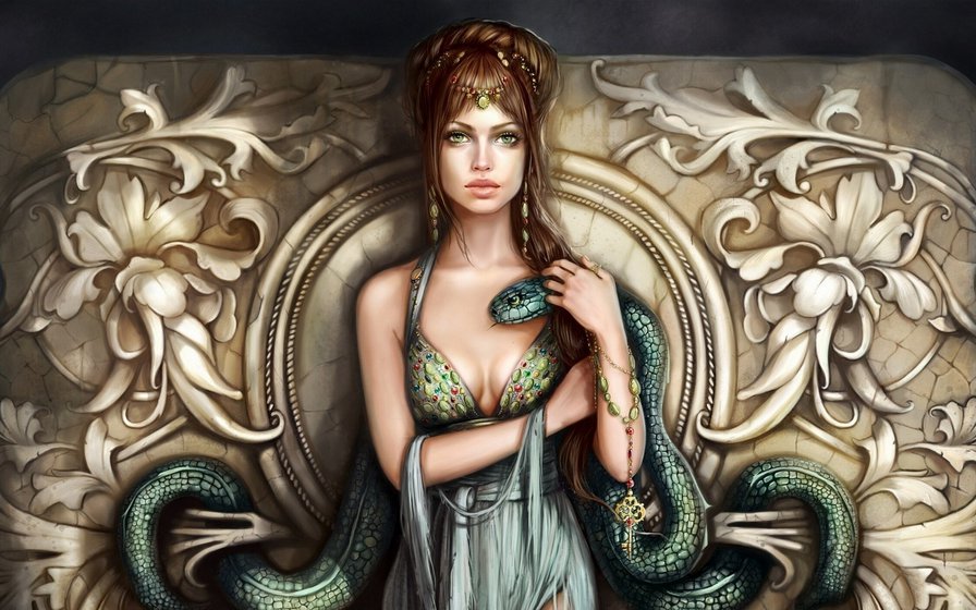 повелительница змей - фентези - оригинал