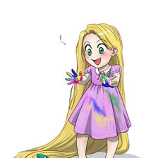 Схема вышивки «Baby Rapunzel»