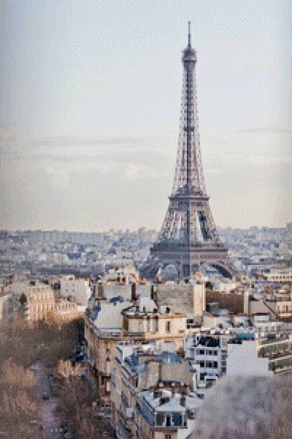 Париж - город, башня, париж - предпросмотр