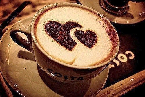 кофе на двоих - кофе, любовь, чашка - оригинал