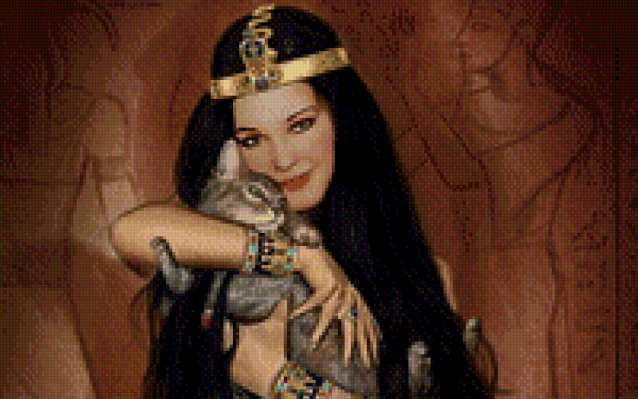 девушка египта - клеопатра, египет - предпросмотр