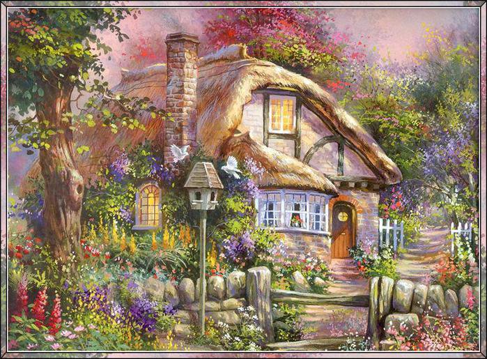 Сказочный домик - дом, природа - оригинал