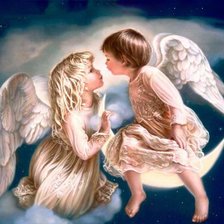 Схема вышивки «поцелуй ангелов»