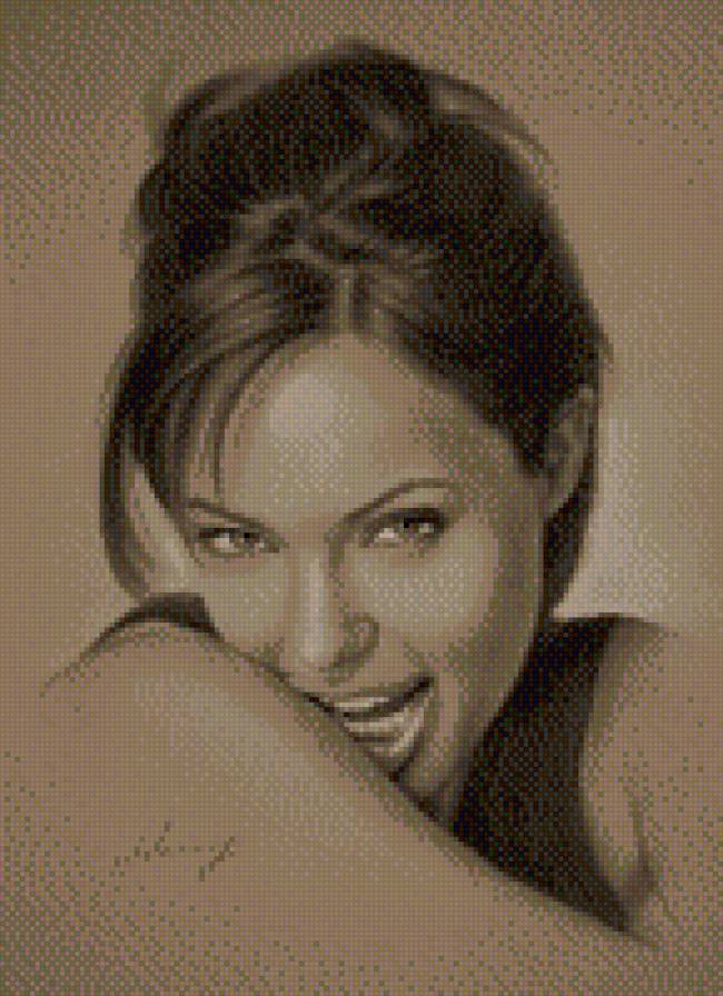 А. Джоли - актрисы, портрет - предпросмотр