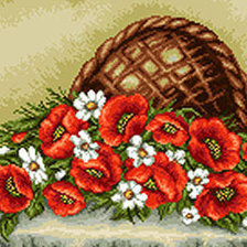 Оригинал схемы вышивки «полевые цветы» (№560886)