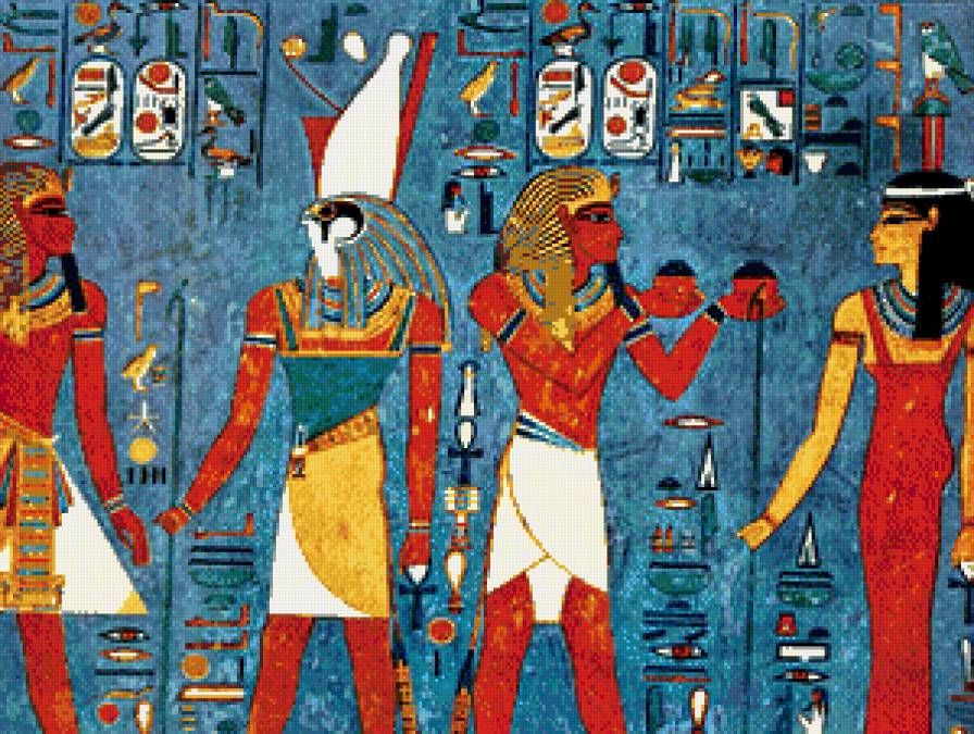 египет - египет, картина, пано - предпросмотр