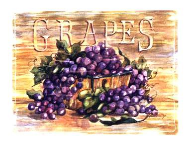 пано виноград - фрукты, картина, ягоды, пано, виноград - оригинал