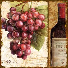 Оригинал схемы вышивки «пано с виноградом» (№565162)