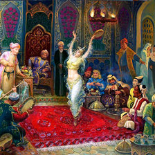 Оригинал схемы вышивки «Танец для султана» (№566880)