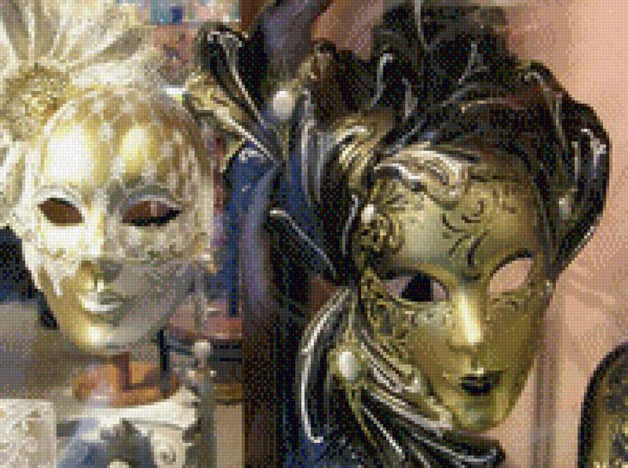 Венецианская маска5 - венеция, бал-маскарад, маски - предпросмотр