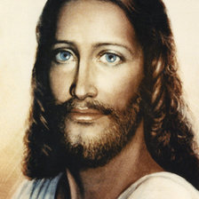 Оригинал схемы вышивки «Иисус» (№567842)