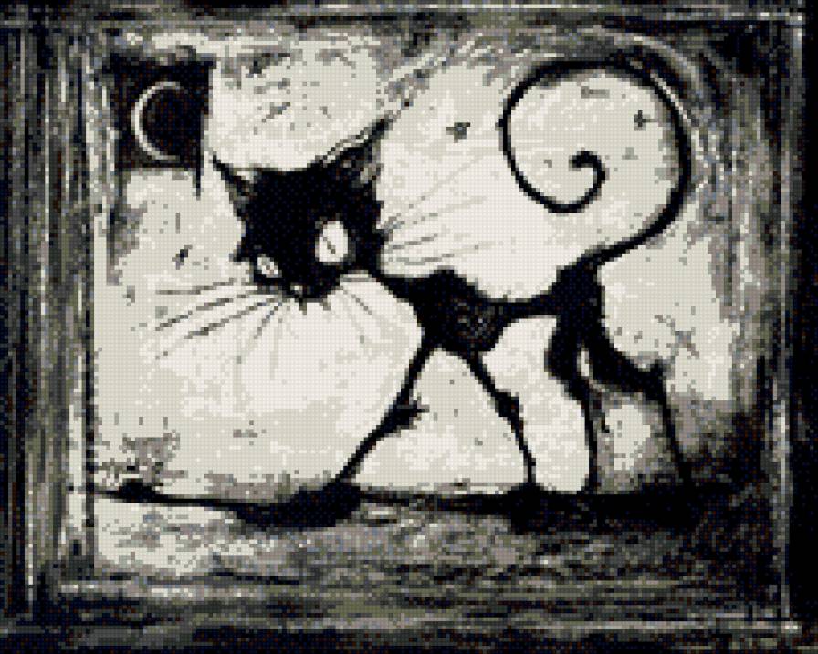 черный кот - кот - предпросмотр