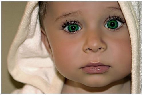 ребенок - дети, зеленые глаза - оригинал
