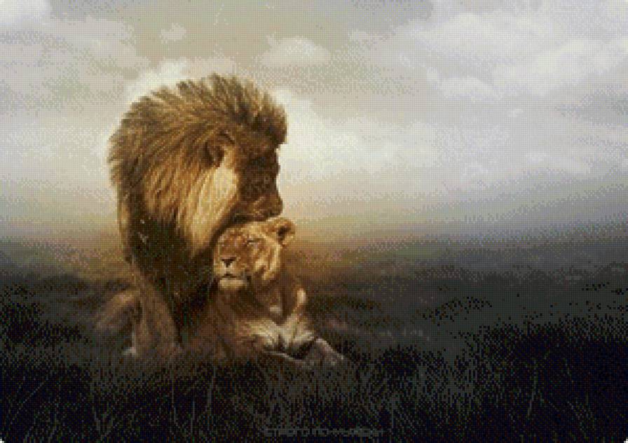 львы - лев, саванна, дикие кошки, природа, тигр, царь зверей, хищники - предпросмотр