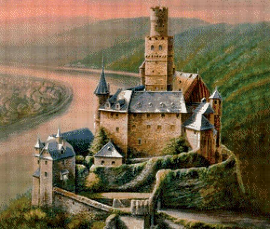 средневековый замок - дом, дворец, сказка, замок - предпросмотр