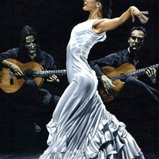 Схема вышивки «Flamenco_Concentration»