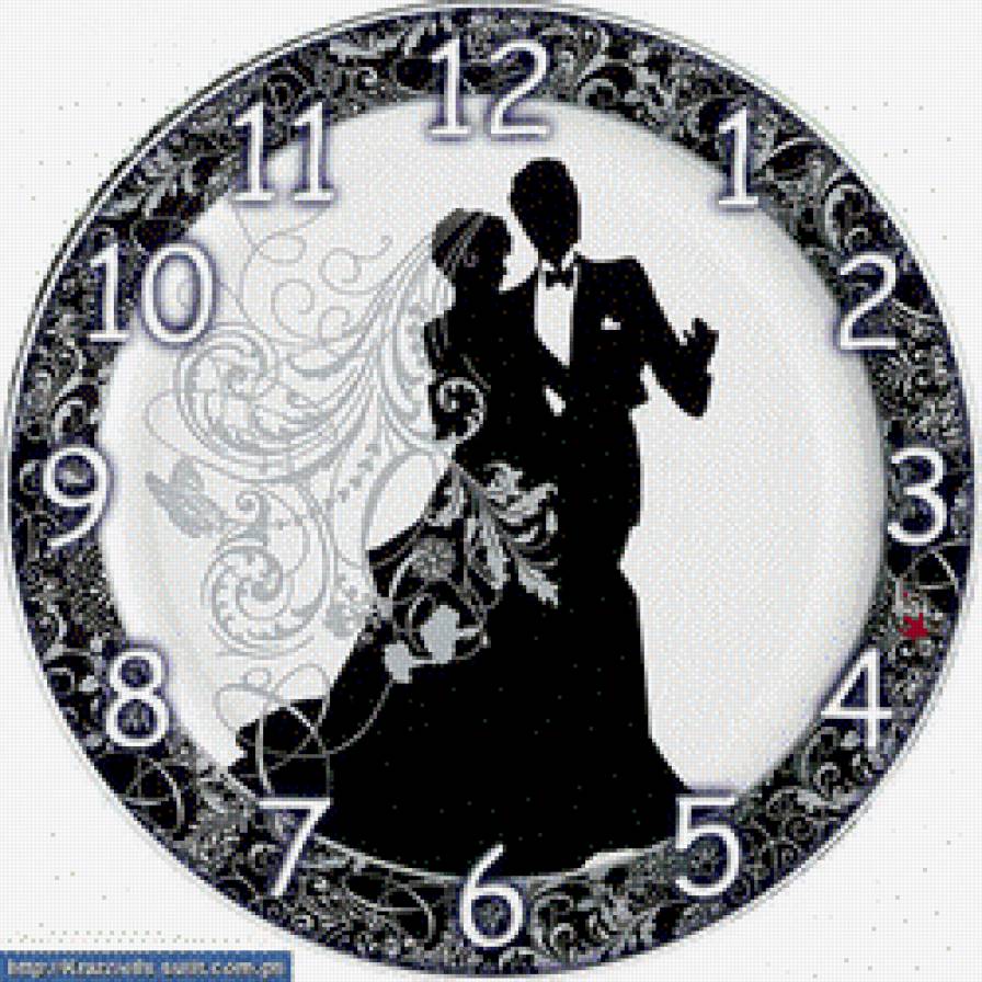 часы - свадьба - свадьба, жених, невеста, часы - предпросмотр