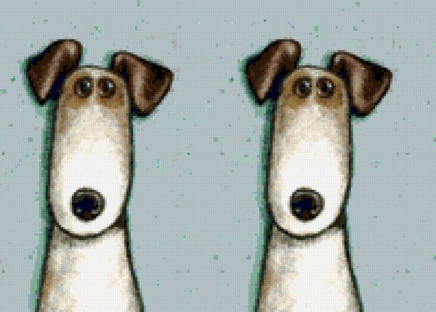 рисованные собаки - предпросмотр