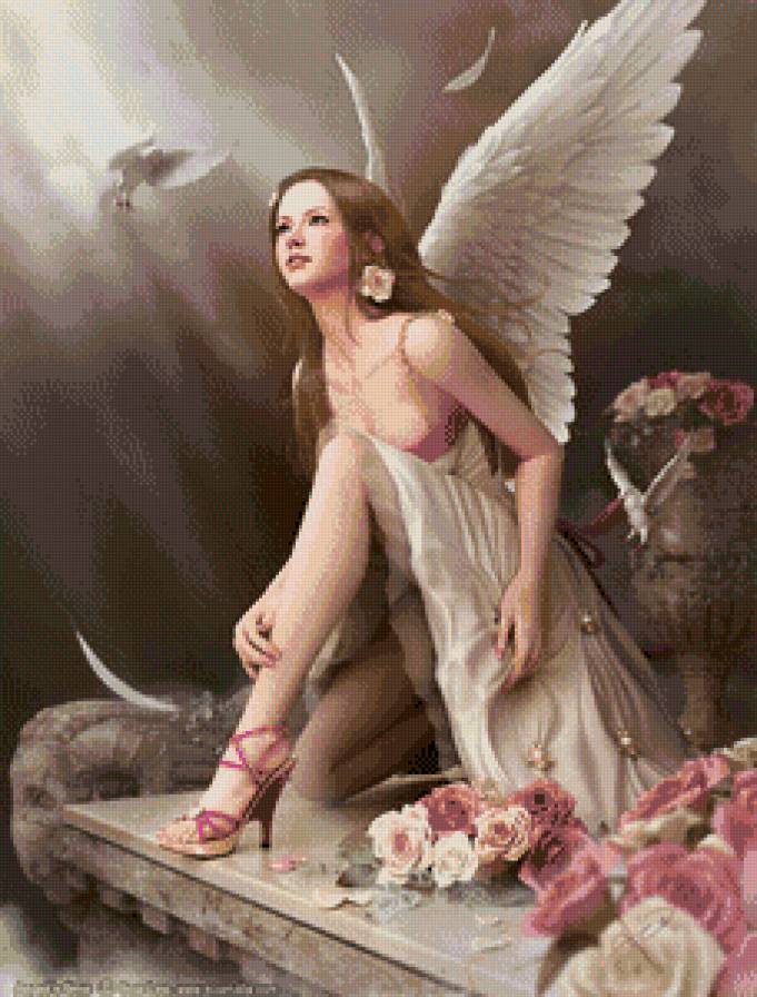 Ангел - женщина, ангел, девушка, фэнтази - предпросмотр