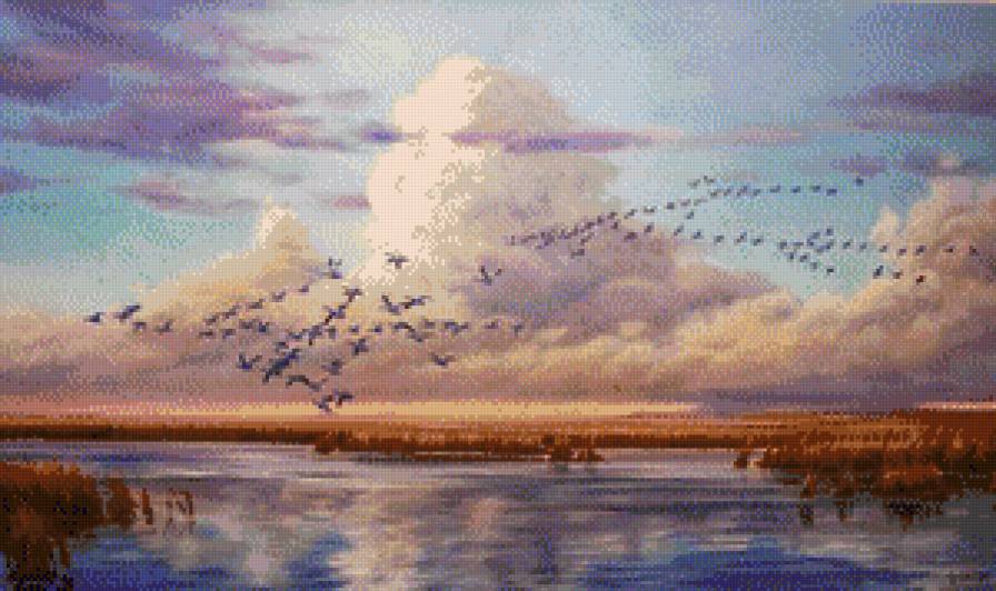 Lee Wee-Pejzaz - natura, ptaki, pejzaz - предпросмотр