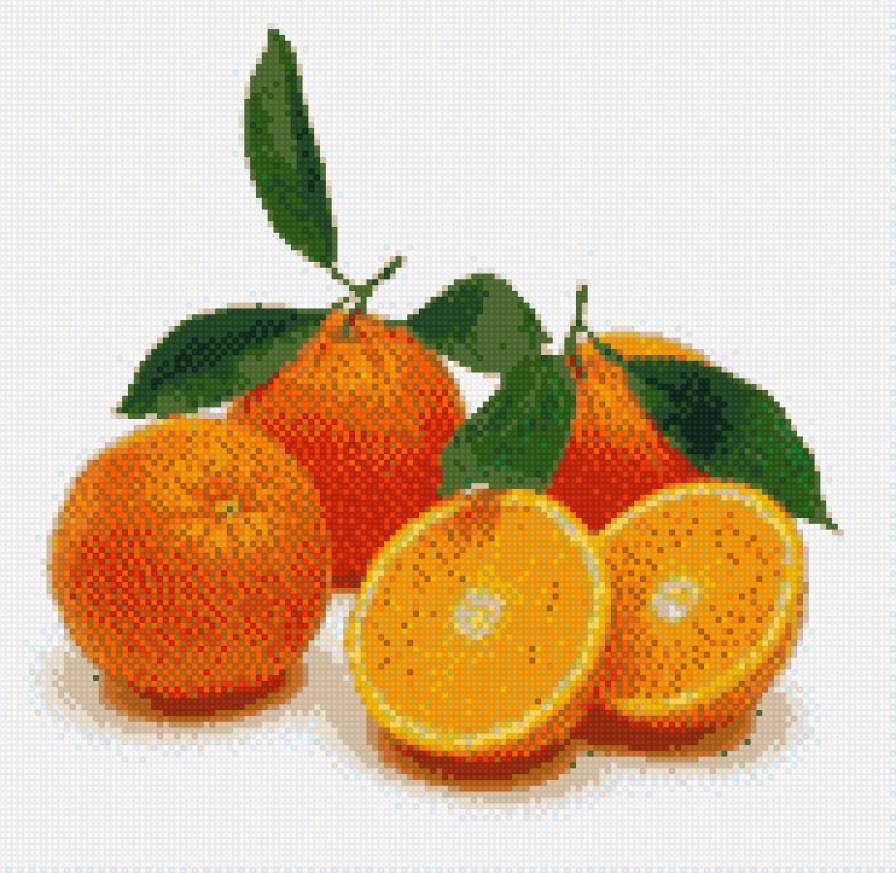 апельсин - цитрус, апельсин, натюрморот - предпросмотр