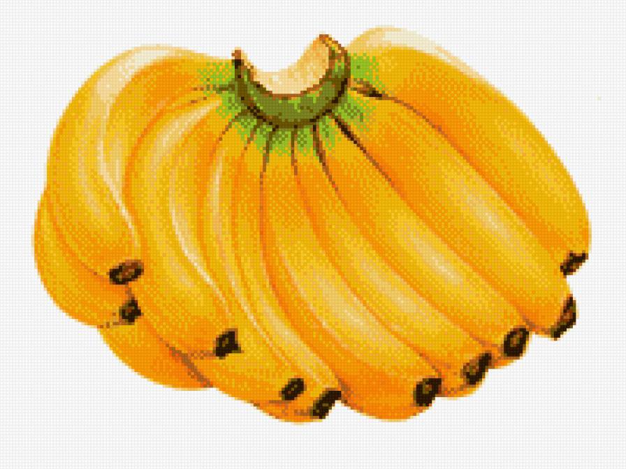 банан - натюрморт, банан - предпросмотр