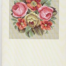 Оригинал схемы вышивки «старинные розы 4» (№581278)