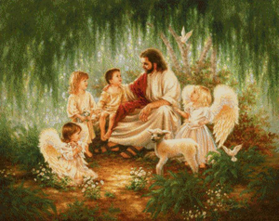 Иисус и дети - предпросмотр