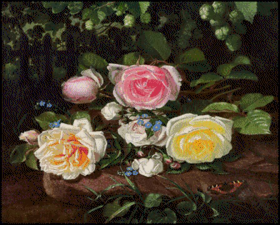 Otto D.Ottesen - roze w malarstwie - предпросмотр