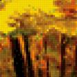 Предпросмотр схемы вышивки «осень в лесу» (№582821)