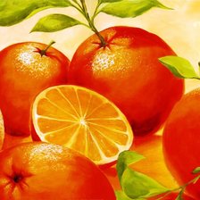 Оригинал схемы вышивки «сочный апельсин» (№582883)