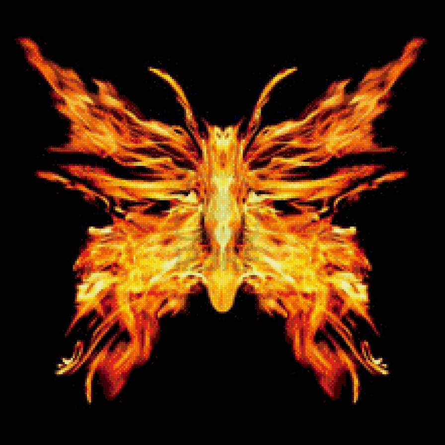 Огненная бабочка - фэнтези - предпросмотр