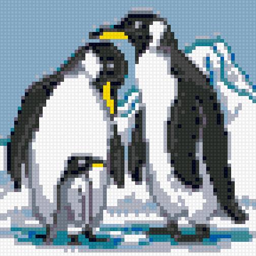 Подушка с пингвинами - подушка, детское, пингвины, животные - предпросмотр