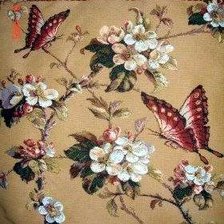 Оригинал схемы вышивки «Цветы яблони и бабочки» (№585225)