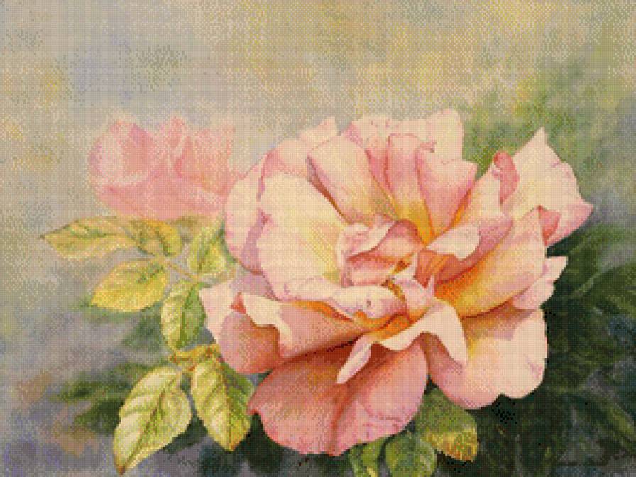 Розы.Акварель - живопись, цветы, акварель, розы - предпросмотр