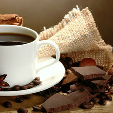 Схема вышивки «кофе-шоколад»