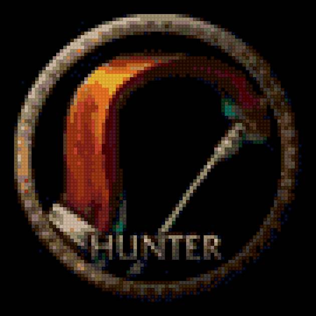 Hunter World Of Warcraft - знак, эмблема, охотник, символ - предпросмотр