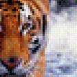 Предпросмотр схемы вышивки «тигр у водопада» (№588785)