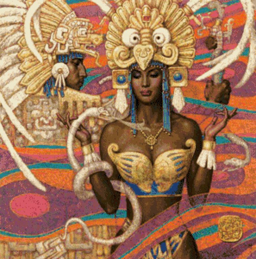 царица майя - девушка, царица - предпросмотр