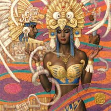 Схема вышивки «царица майя»