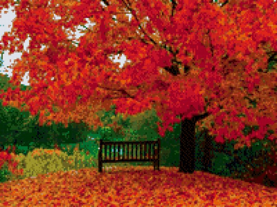осень - парк, пейзаж, осень, природа - предпросмотр