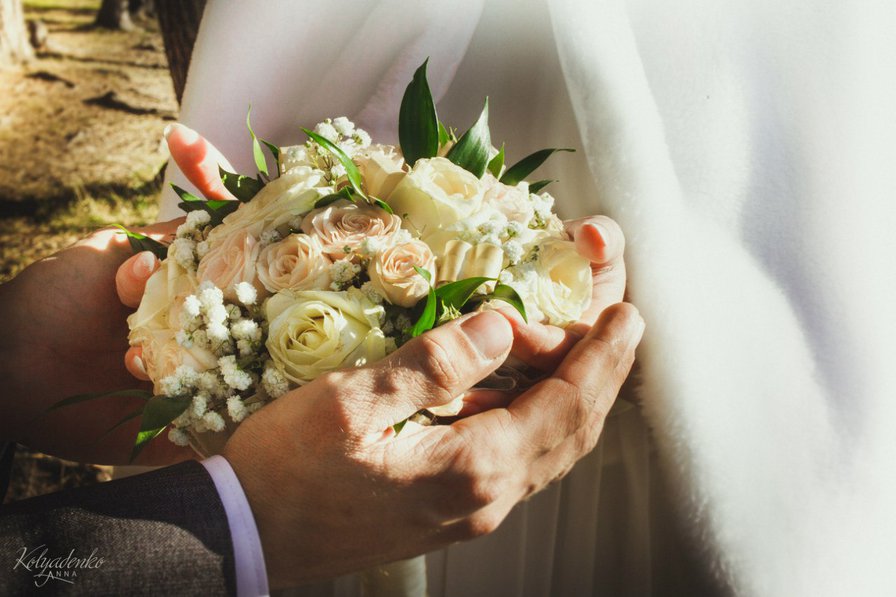 Букетик - свадьба, цветы - оригинал