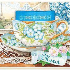 Оригинал схемы вышивки «чайная чашка» (№593939)