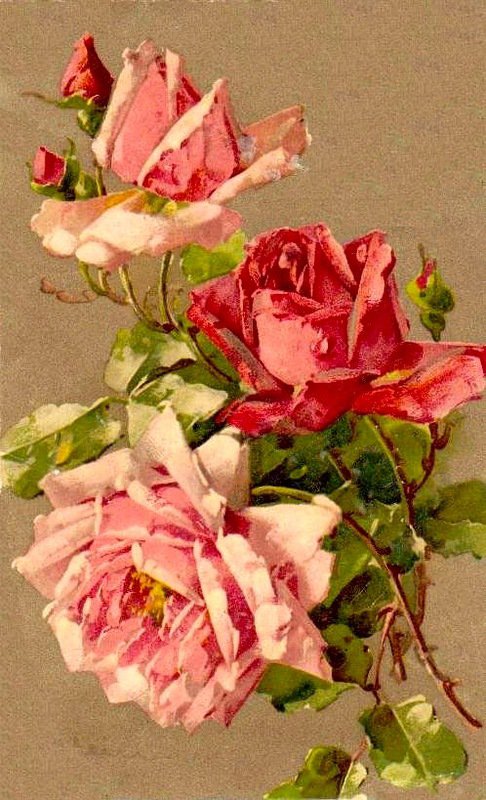 розы - картина цветы - оригинал