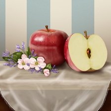 Схема вышивки «Наливные яблочки»