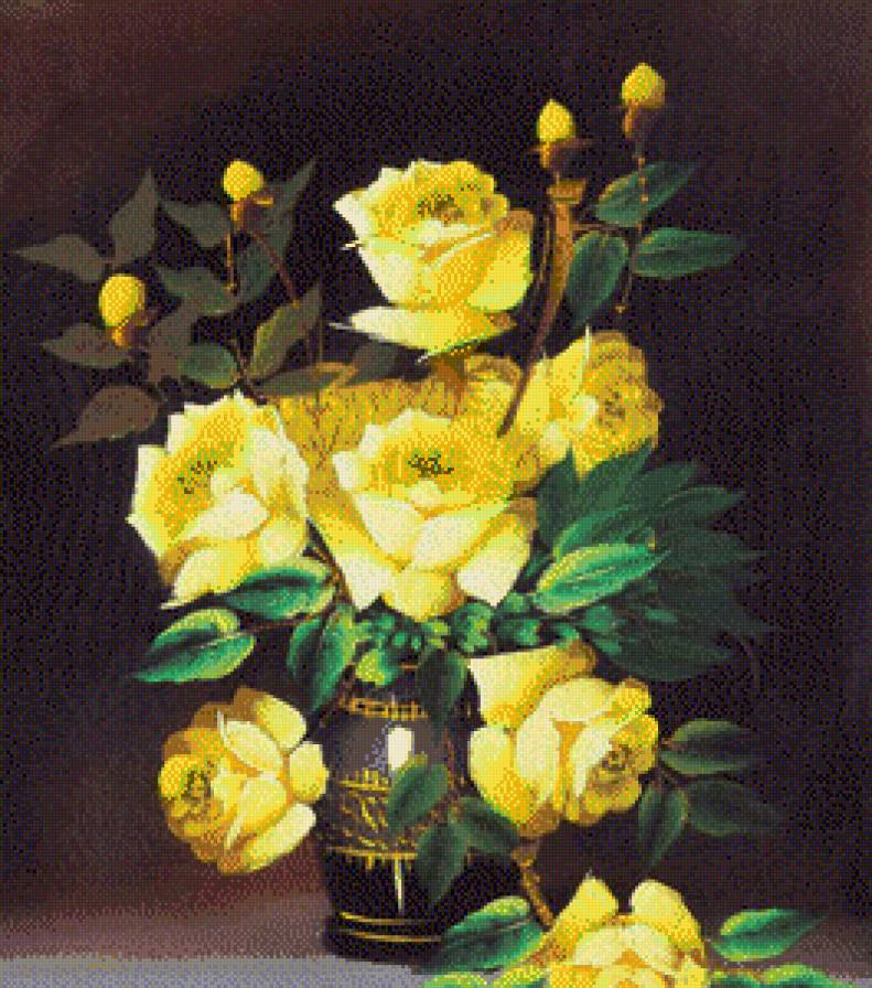 желтые розы - предпросмотр