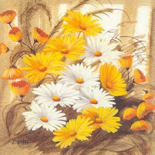 Оригинал схемы вышивки «цветы» (№602165)