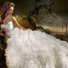 Оригинал схемы вышивки «невеста» (№603500)